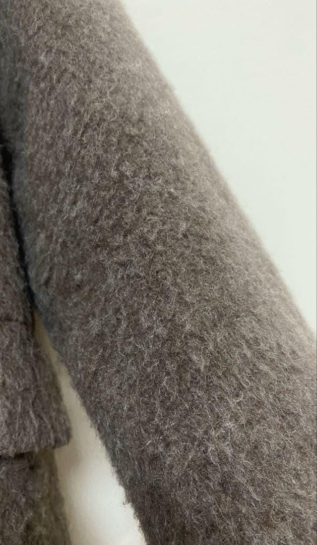 【CLANE】ダブルウールロングコート ブラウン サイズ0