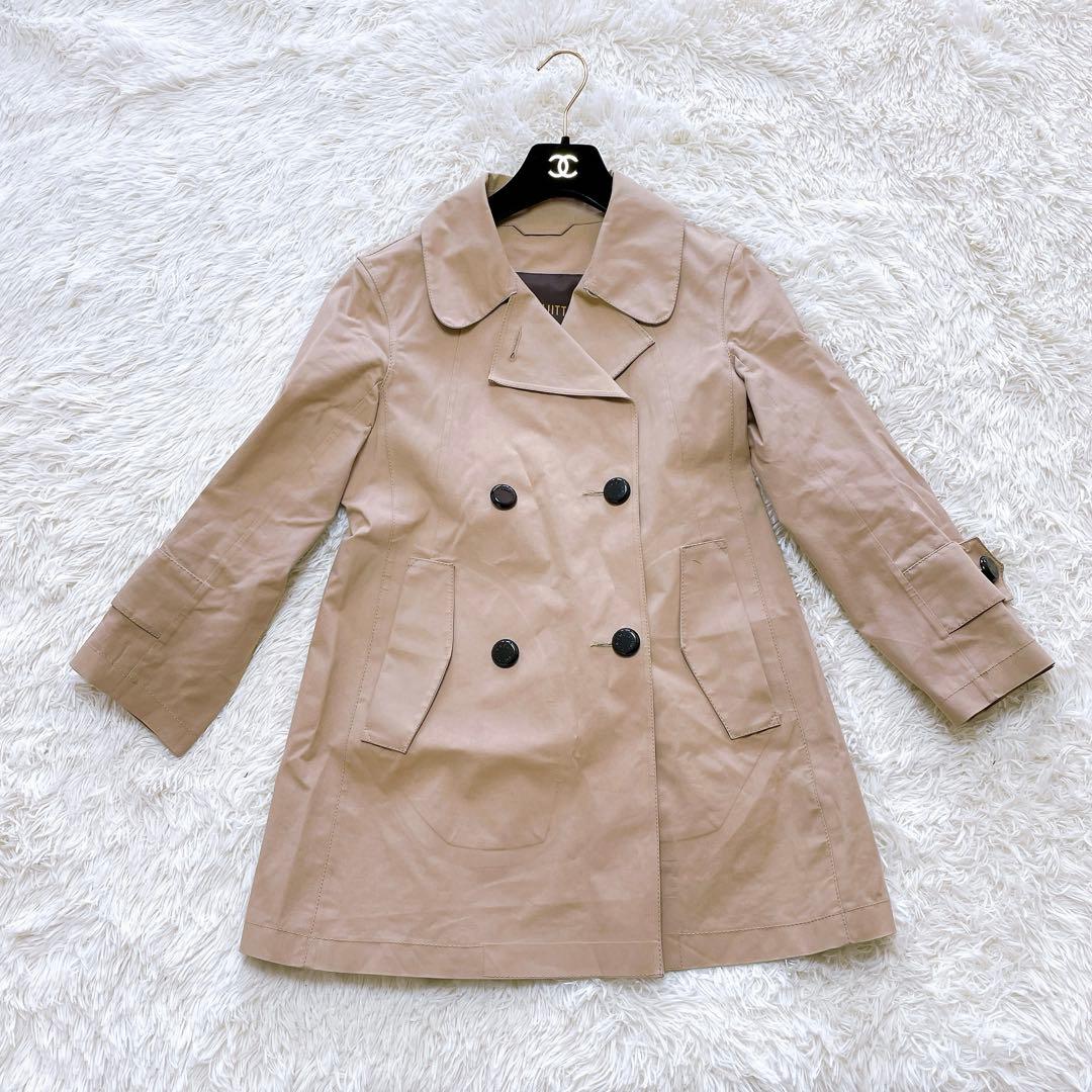 ルイヴィトン モノグラム トレンチコート ゴム引きコート 34