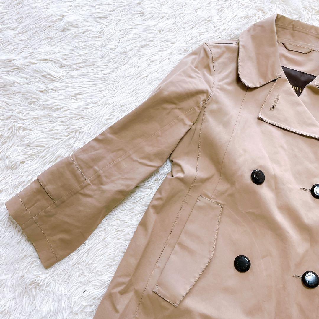 ルイヴィトン モノグラム トレンチコート ゴム引きコート 34