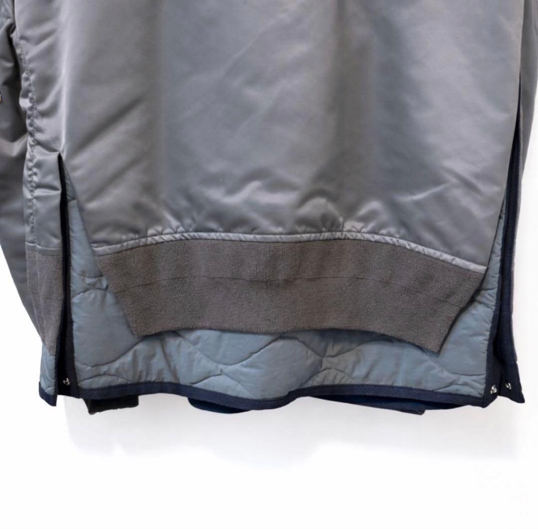 【〜2/8値下げ】sacai 22aw ナイロンツイルミックスブルゾン サイズ1
