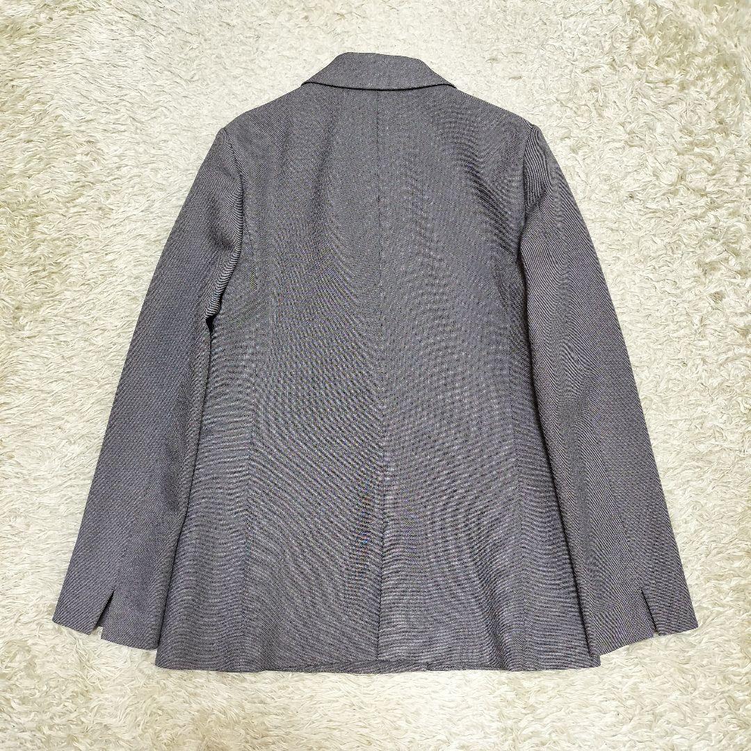 【美品】オリヒカライム ダブルジャケット ストレッチスーツ グレー