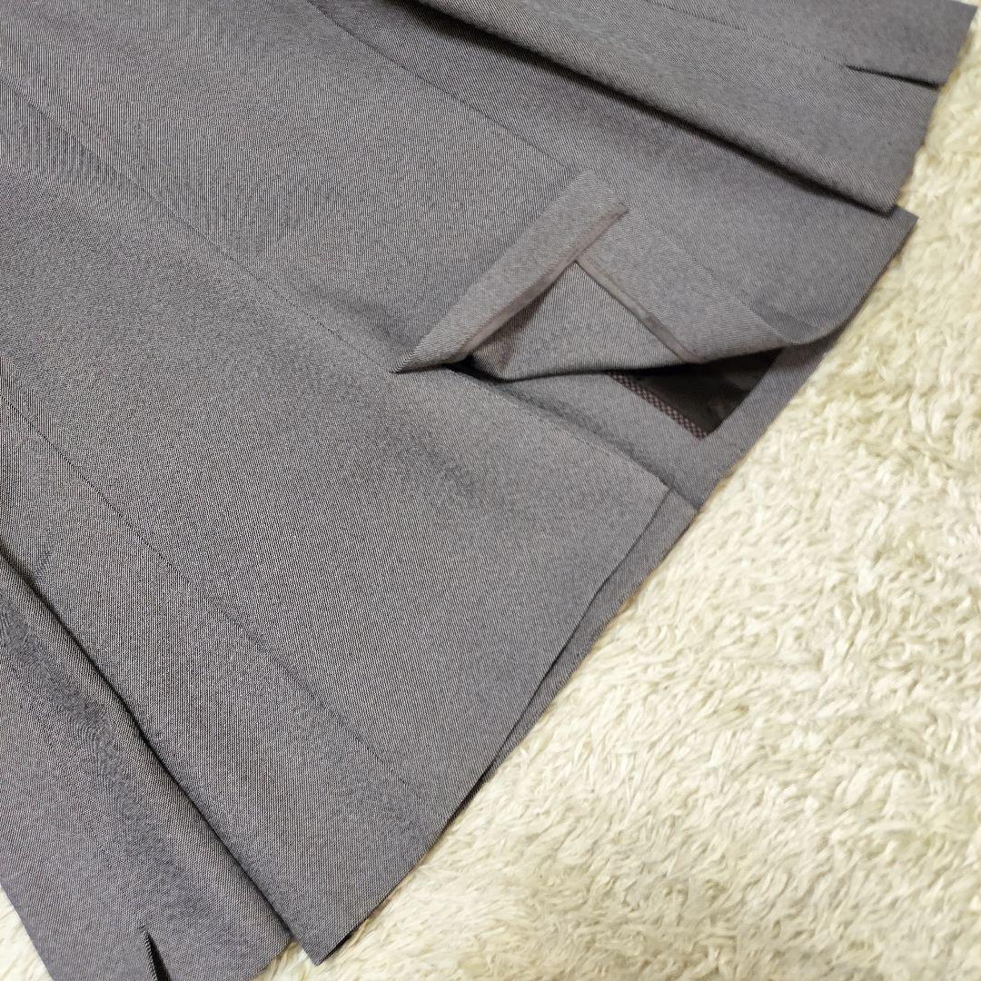 【美品】オリヒカライム ダブルジャケット ストレッチスーツ グレー