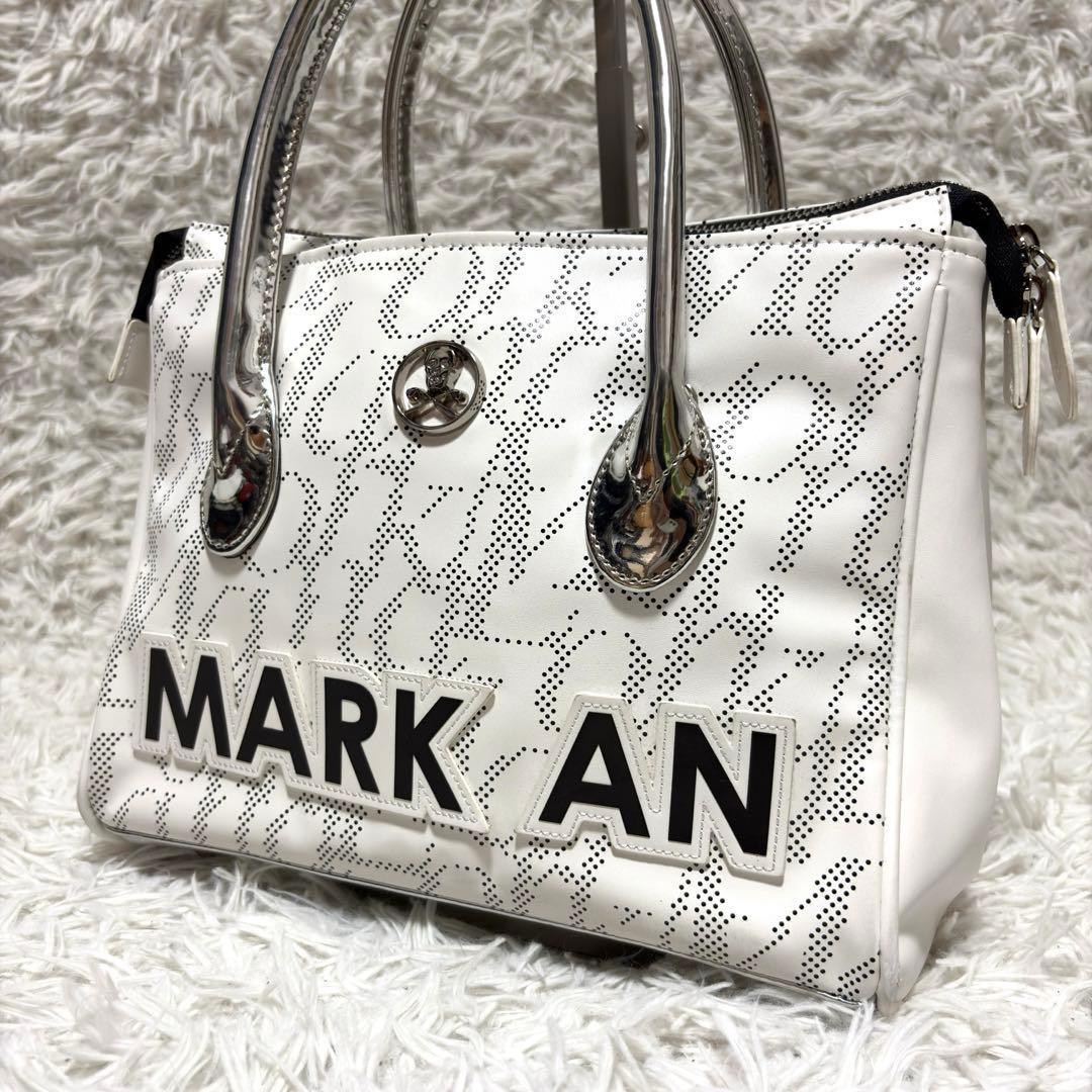MARK&LONA ハンドバッグ ホワイト ユニセックス 木村拓哉着用モデル