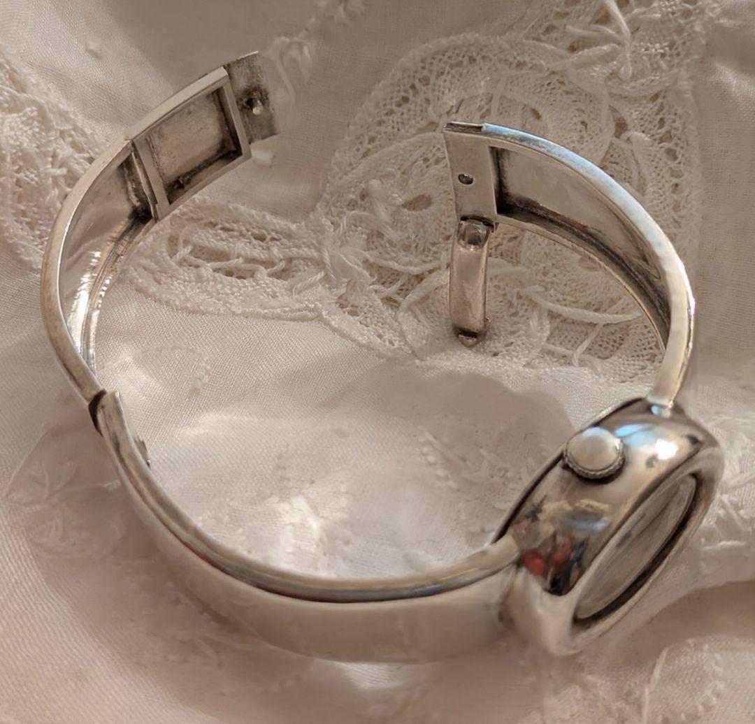 Obrey ソリッドシルバー 手巻き時計♠️2針♠️フランス製♠️銀♠️バングル