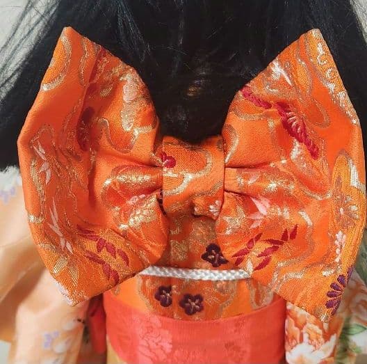 市松人形 男の子と女の子 2体セット 日本人形 正絹の衣装 本松 昭和レトロ