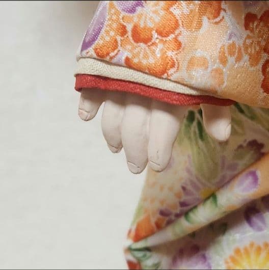 市松人形 男の子と女の子 2体セット 日本人形 正絹の衣装 本松 昭和レトロ