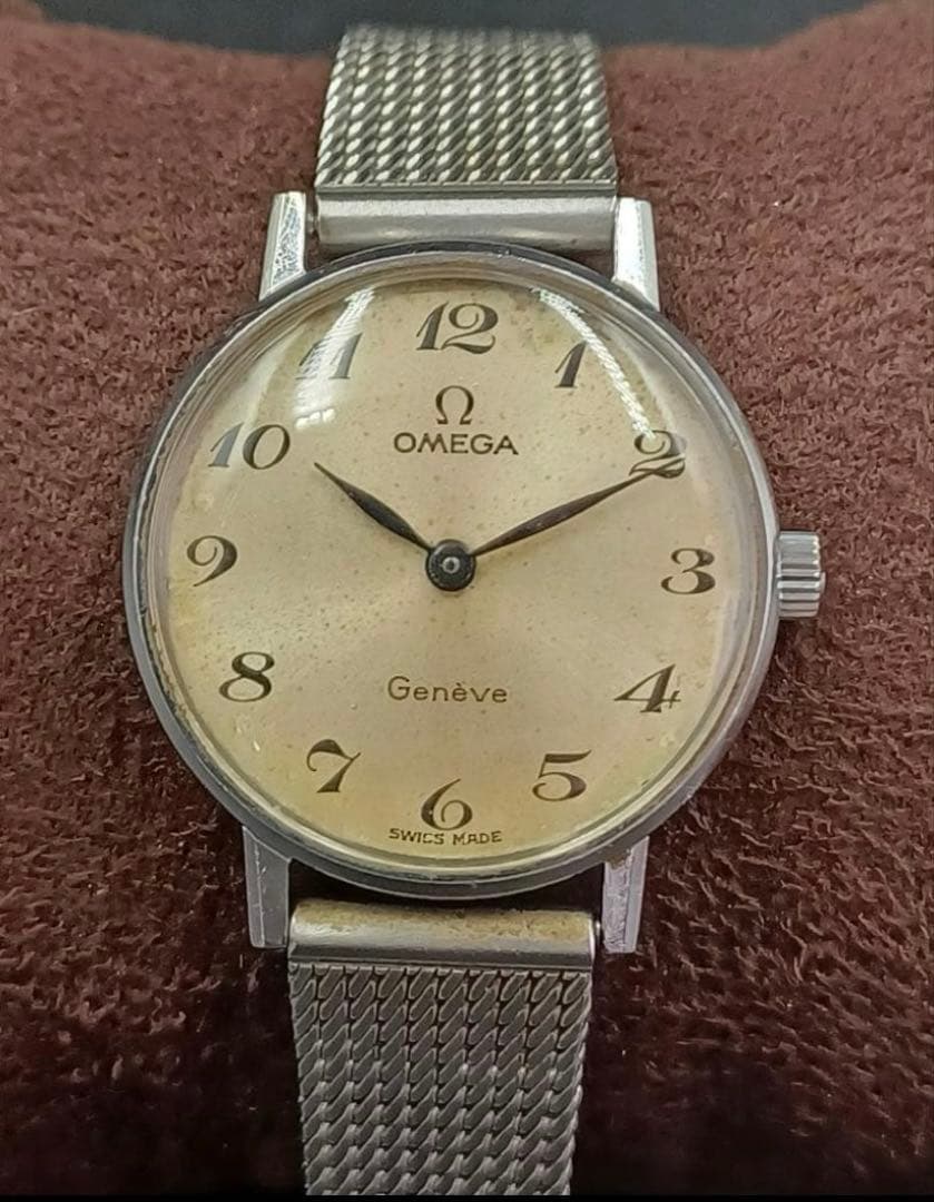 り*を様 ⭐︎スペシャル⭐︎ 70s 【稼働品】OH済 オメガ ジュネーブ 純正