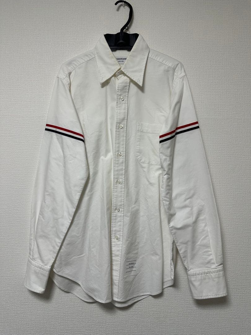 Thom Browne ホワイトストライプシャツサイズ3