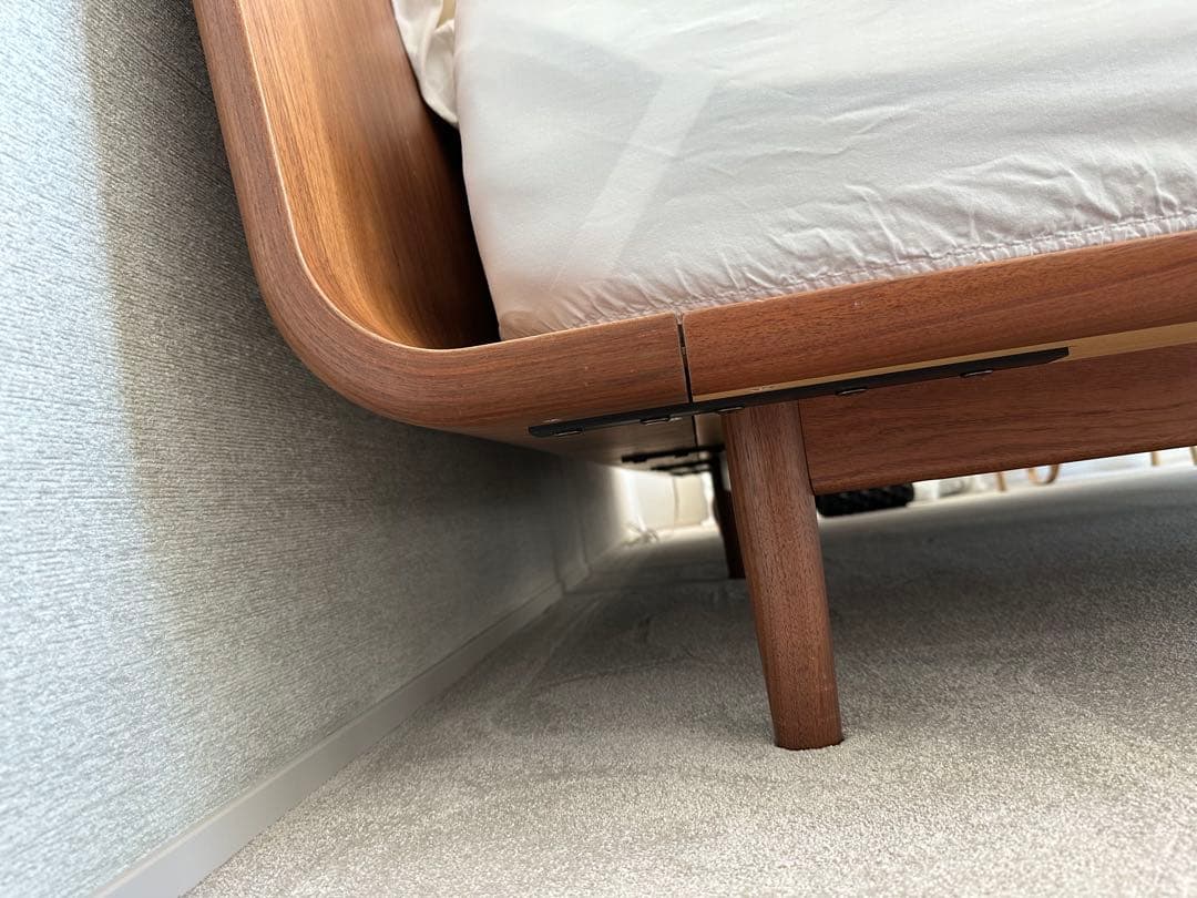 【定価40万！】日本ベッド プレーリー ウォールナットセミダブルベッドフレーム