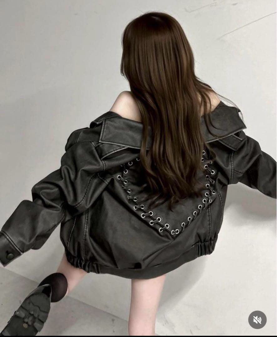 【最安値‼️】 Darich ピンク ライダースジャケット ダーリッチ レザー