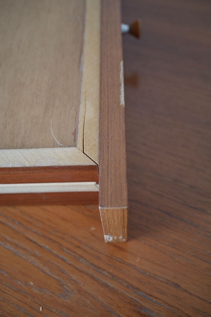 イギリス ヴィンテージ チーク材コーヒーテーブル引出付き