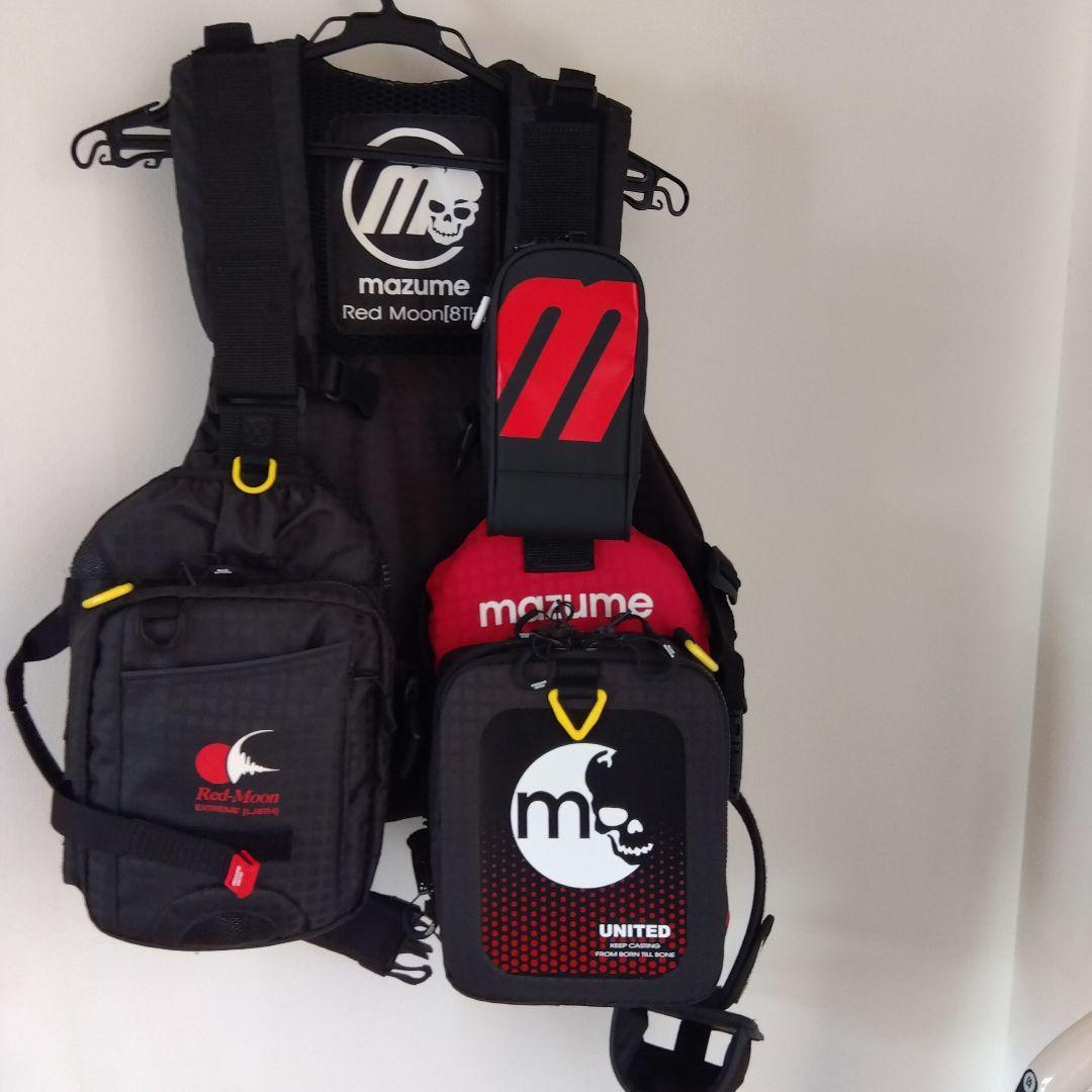 mazume Red Moon フィッシングベスト ブラック