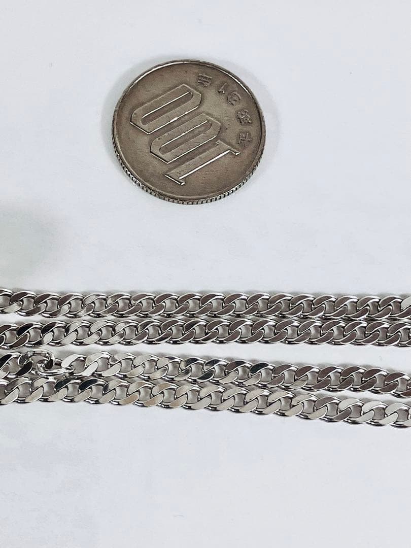 【超美品】GUCCI 喜平チェーン ネックレス 男女兼用　SV925 3.７ミリ