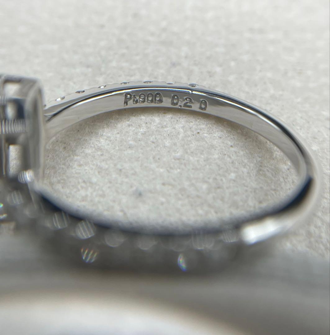 JK2★高級 ブラジル産パライバ0.2ct D プラチナ リング GIA鑑付