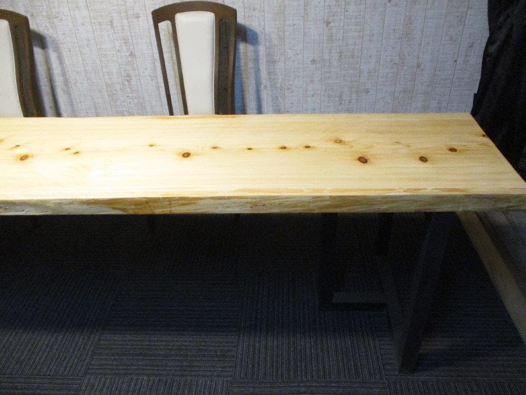 # 538 ■　檜　ヒノキ　長さ315cm　テーブル　カウンター　座卓　一枚板