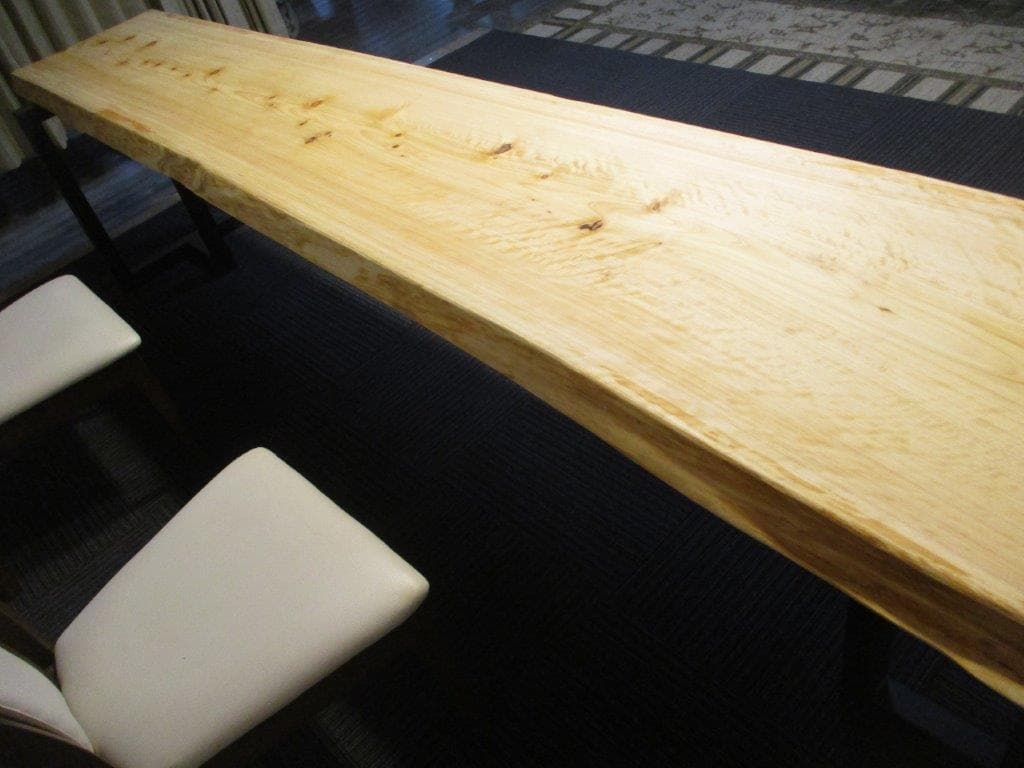 # 538 ■　檜　ヒノキ　長さ315cm　テーブル　カウンター　座卓　一枚板