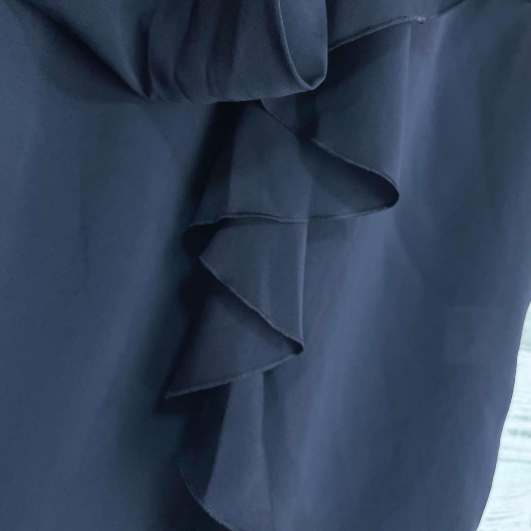 ☆ほぼ未使用☆モラビト　アシンメトリーブラウス　デザイナーズ　装飾パーツ付き