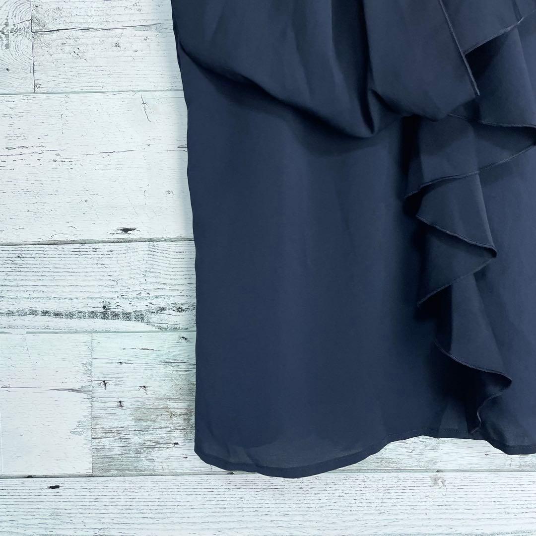 ☆ほぼ未使用☆モラビト　アシンメトリーブラウス　デザイナーズ　装飾パーツ付き