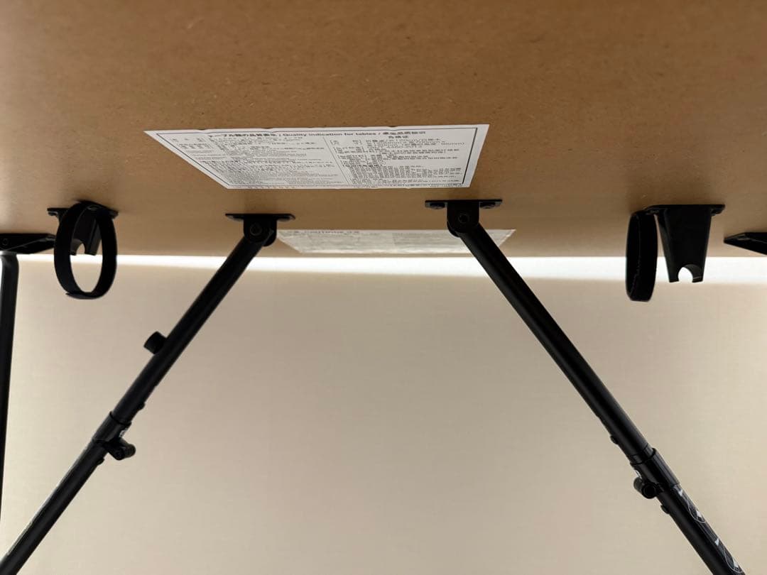 MUJI無印良品 折りたたみテーブル120cm オーク材/ダイニング/学習机