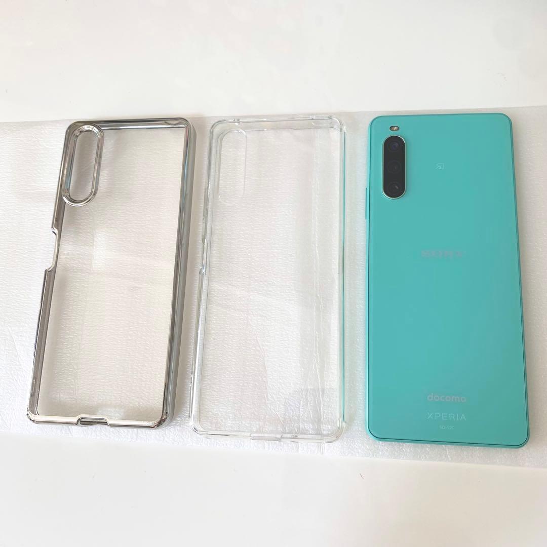 Xperia 10 Ⅳ SO-52C ミント フィルム貼付済・ケース2個付属