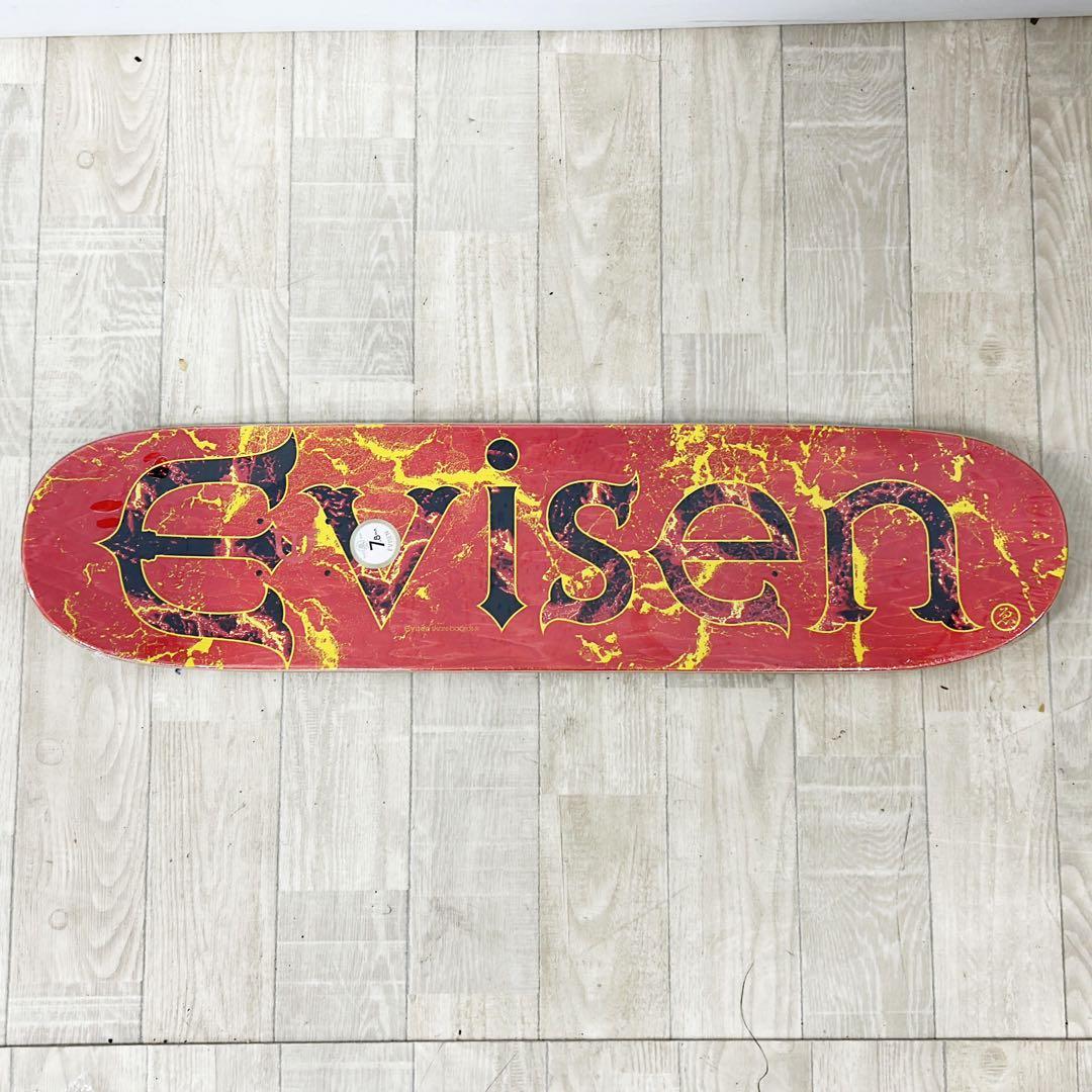 新品 Evisen Skateboards EVI-LOGO MAGMA 7.8