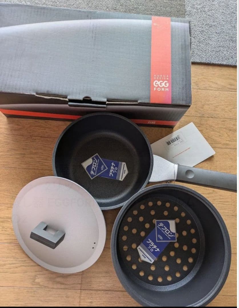 ホクア　18　ソースパン　片手鍋　蒸し器 EGGFORM　エッグフォルム　その2