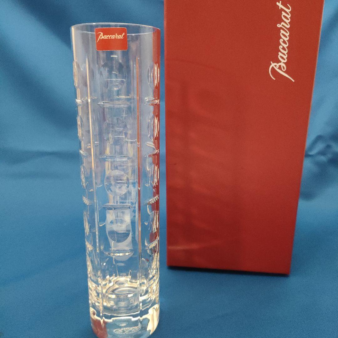 Baccarat クリスタル花瓶 高さ約20cm