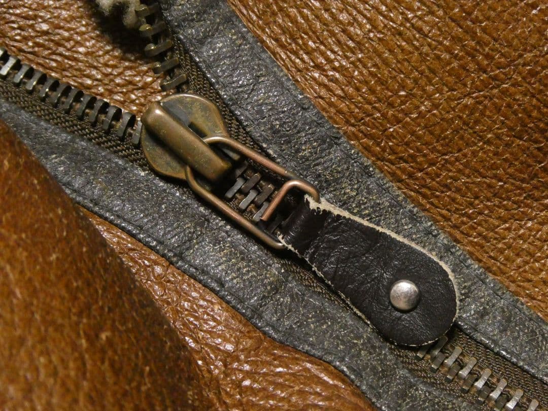 ビッグシルエット！美品！肉厚リアルムートンB-3フライトジャケットM