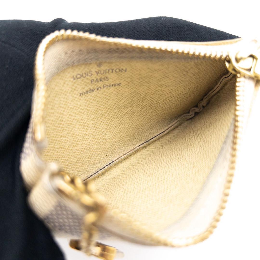 【極美品】ルイヴィトン ポシェットクレ ダミエアズール　 ケース