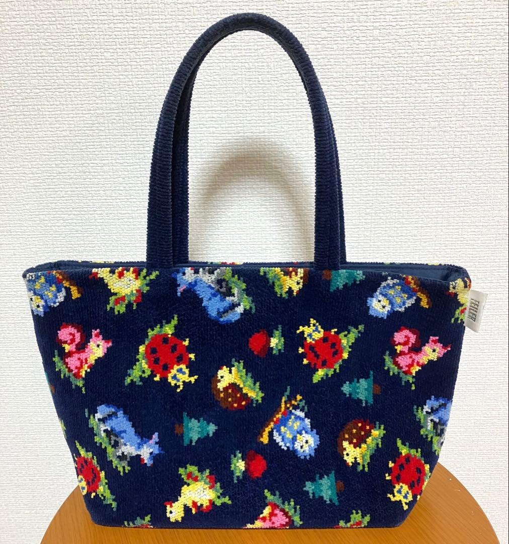 フェイラー　ハイジ　ネイビー　紺　トートバッグ　バッグ