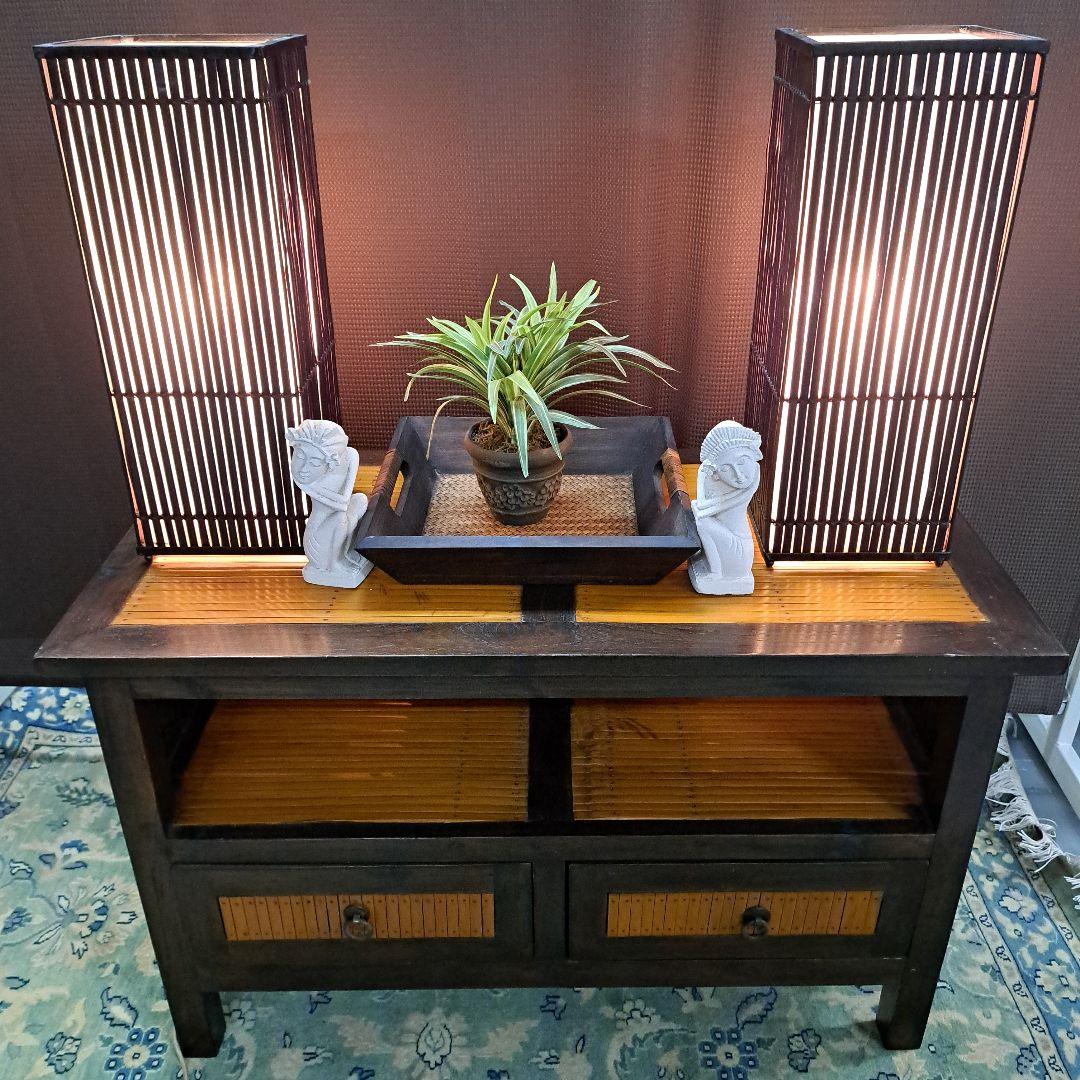 ♡アジアンバンブーテレビボード　サイドボード　2♡