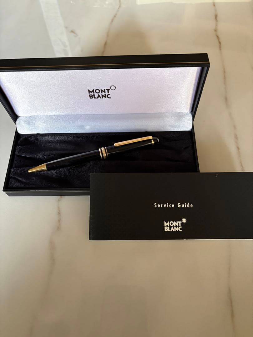 モンブラン マイスターシュテュック ボールペン 黒×金 箱・Guide付