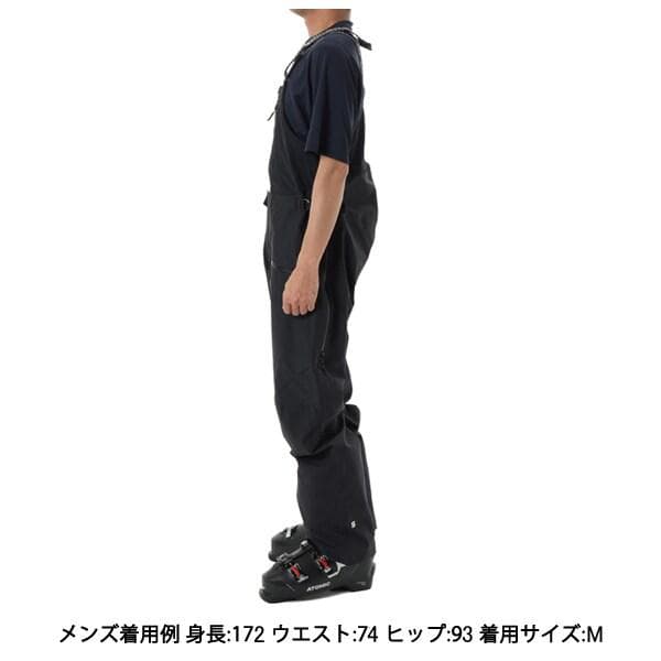 未使用 SALOMON メンズ アブソルート 3L ビブ スノーパンツ S 黒