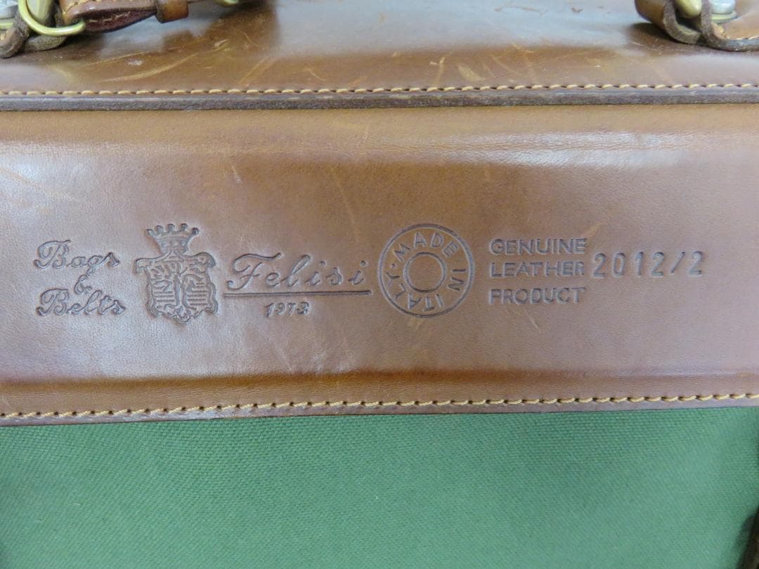 felisi フェリージ　トランク　トラベルバッグ　キャンバス　ビジネスバッグ