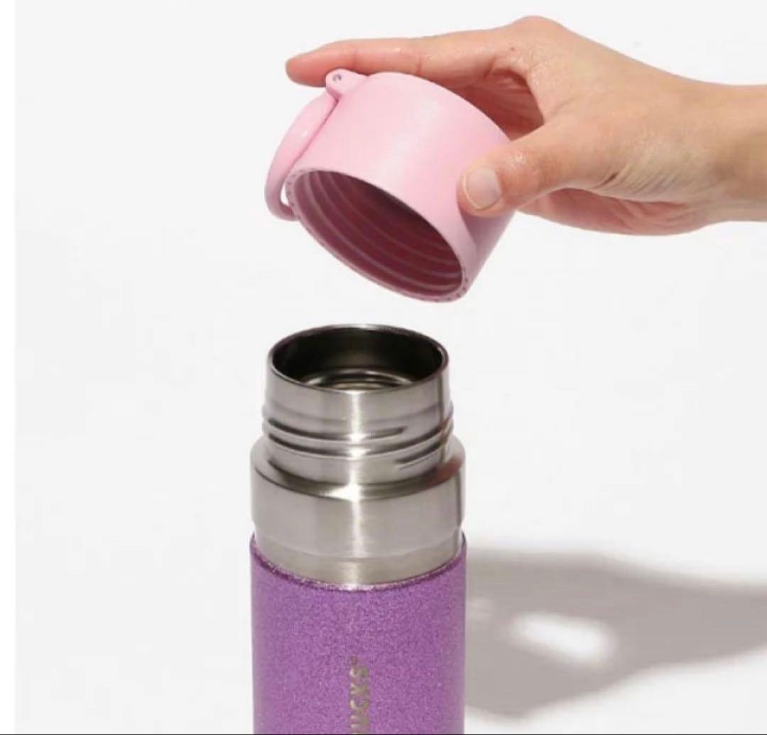 スターバックス ステンレス ボトル スタンレー グリッター パープル 新品