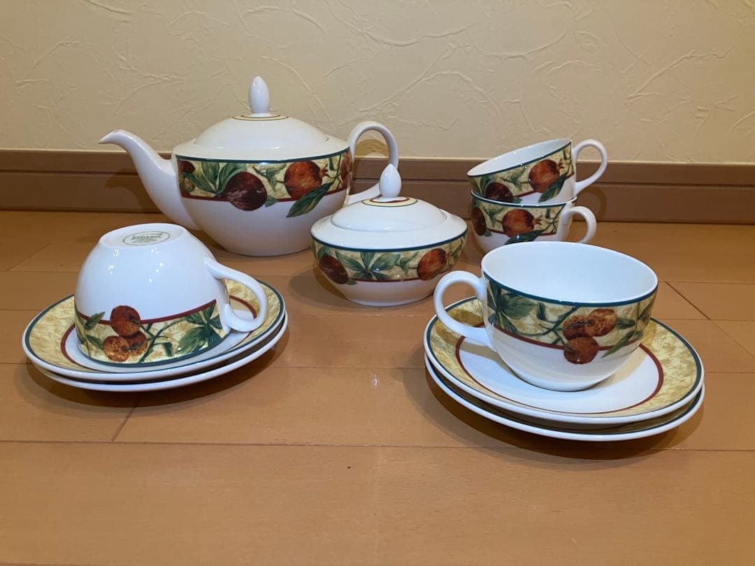  everyday ティーセット 4カップ付き 10点セット