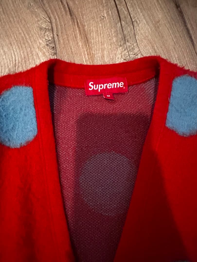 Supreme 水玉模様 カーディガン