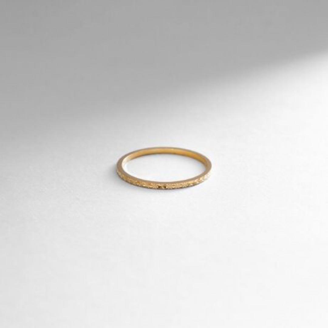 K10カットワーク極光細 リング