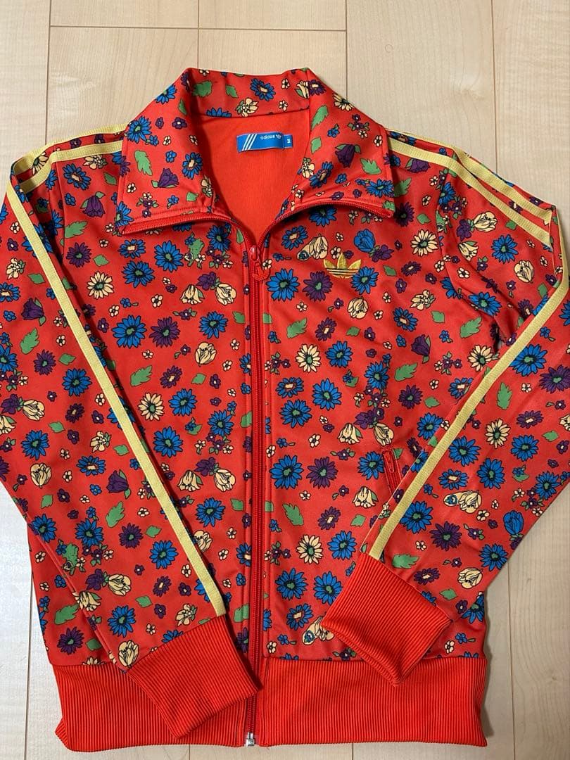 adidas 花柄ジャージ　M 永野芽郁