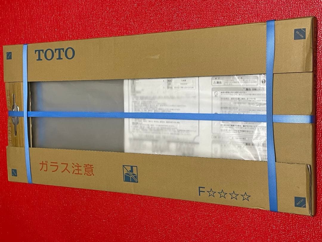 壁付ミラー　木製フレームTOTO 化粧鏡YM300F #NW1ホワイト