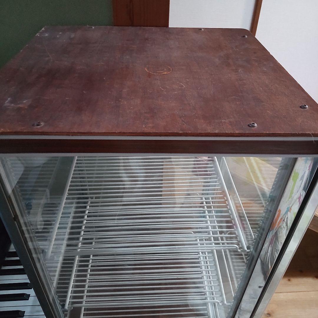 レトロガラスケース ショーケース 壊れた冷蔵庫(コード無し)