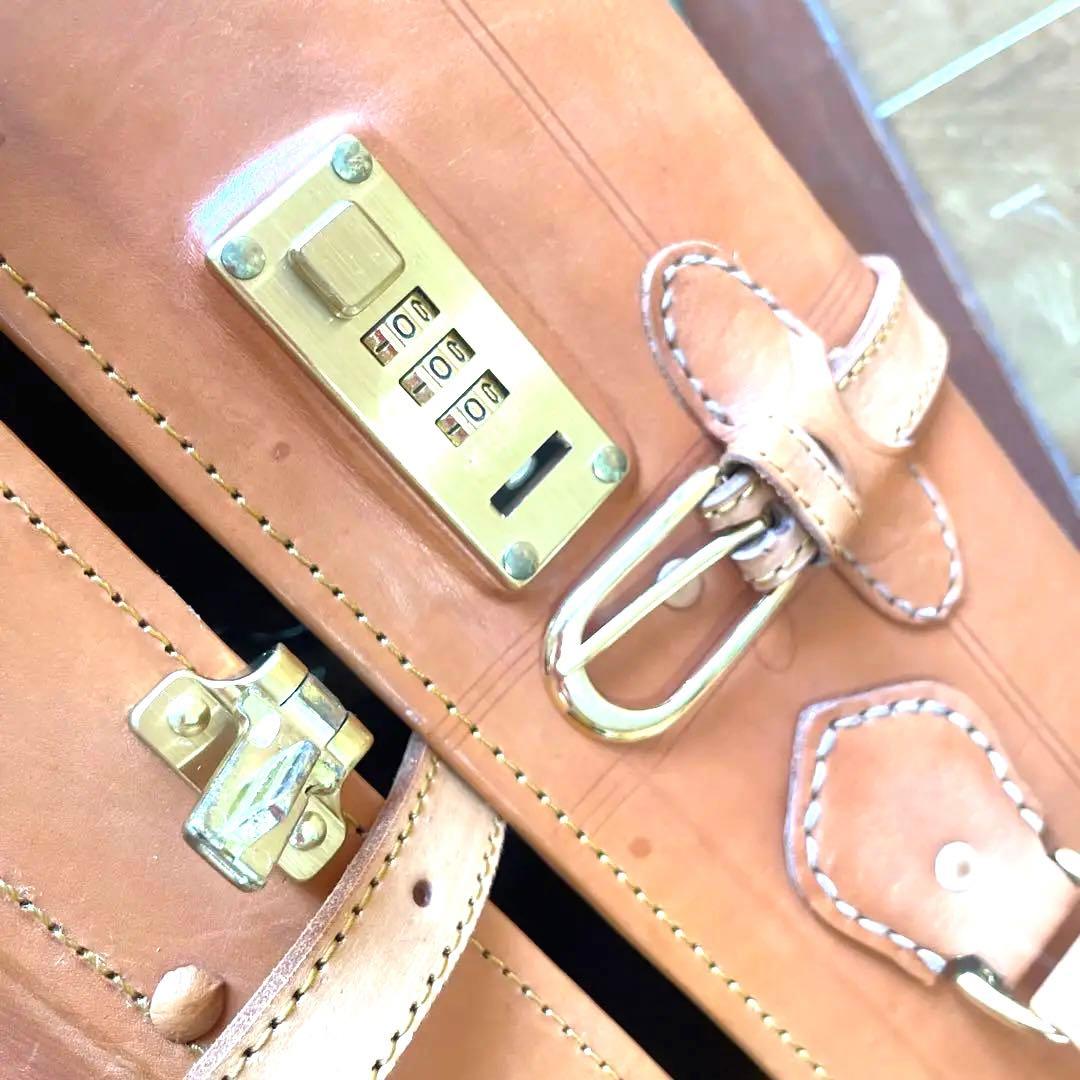 Leaves リーブス ユーラシア トランクキャリーケース 本革　ヌメ革