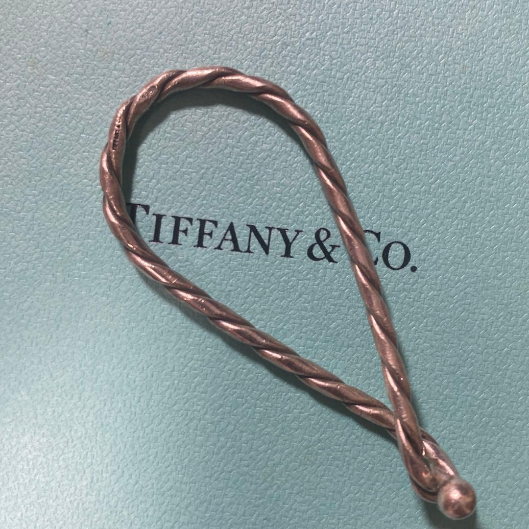 Tiffany ツイスト ロープ キーリング シルバー 925