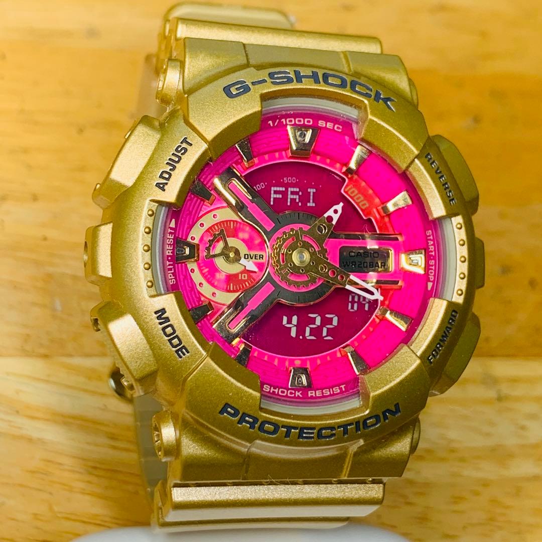 ⭐️美品、レア、CASIO G-SHOCK GMA-S110GD ピンク