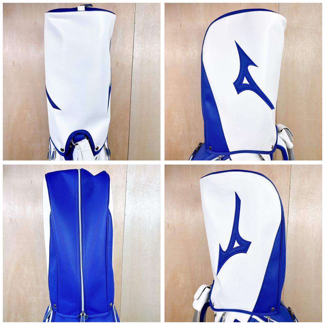 ★美品 MIZUNO キャディバッグ 9.5型 アスリートツアーレプリカ 美津濃