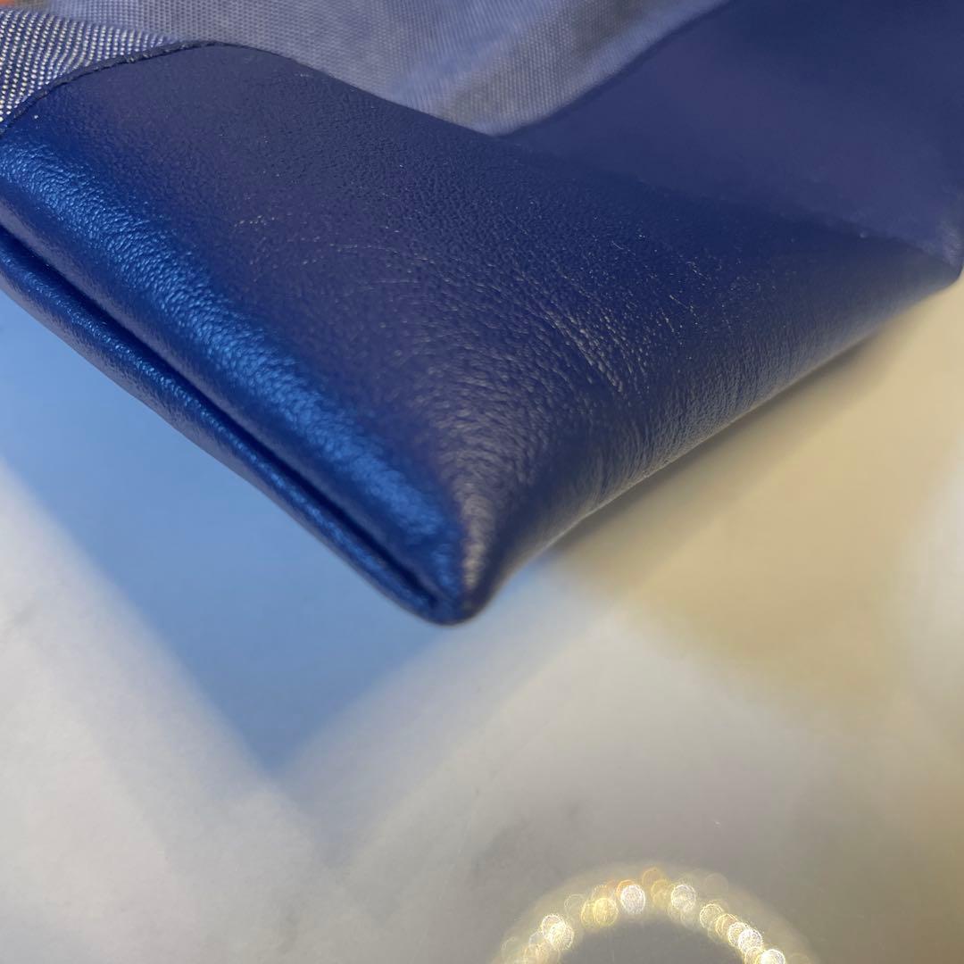 【本日限定価格】ファミリア　ミュベール　刺繍デニムトートバッグ