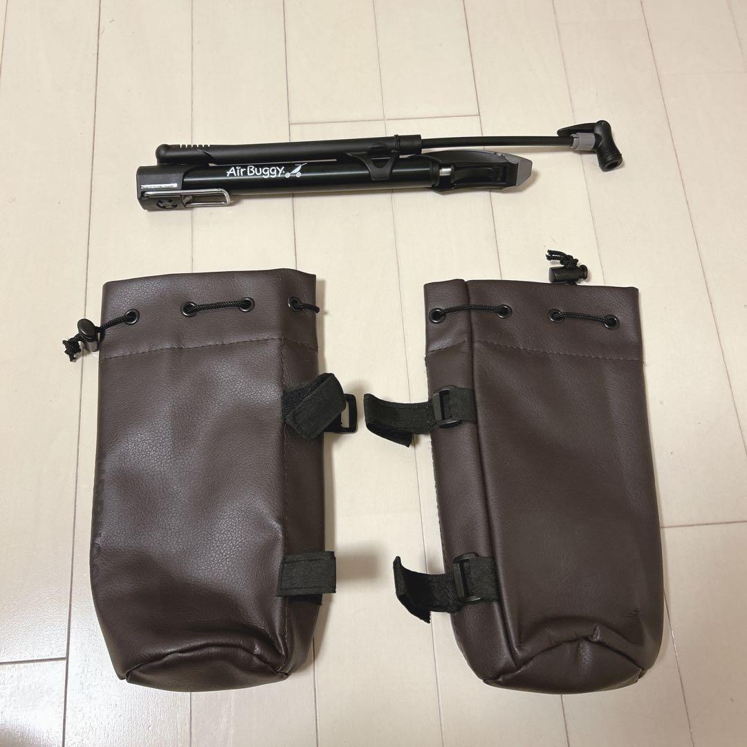 エアバギー ココダブルEXフロムバース レインカバー 空気入れ付
