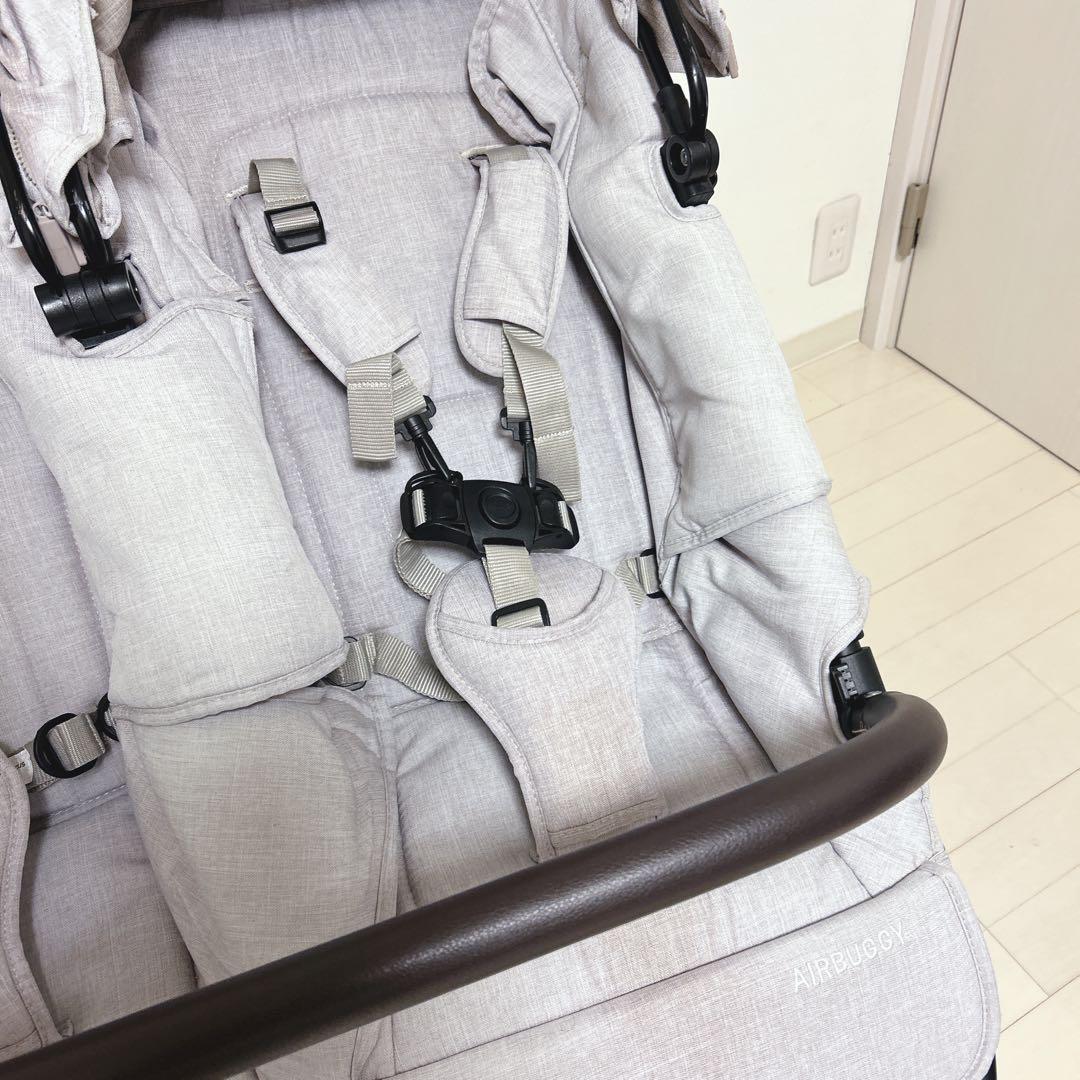 エアバギー ココダブルEXフロムバース レインカバー 空気入れ付