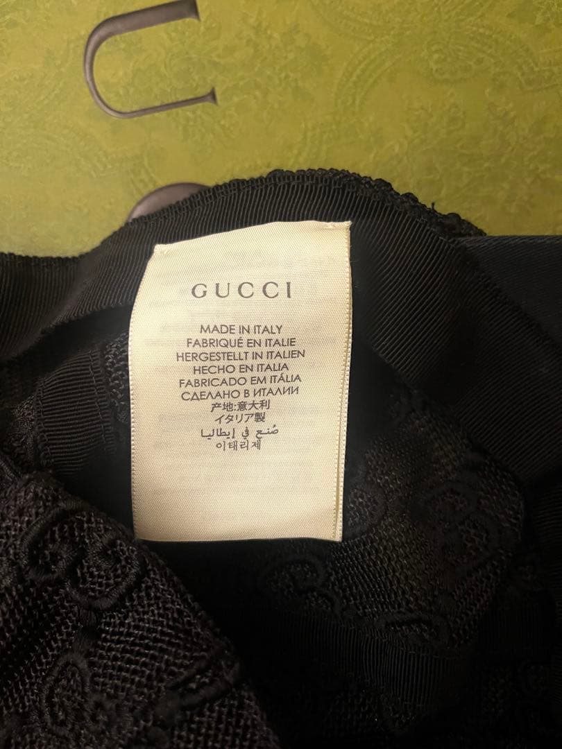 最終値下げGUCCI ブラックメッシュキャップ