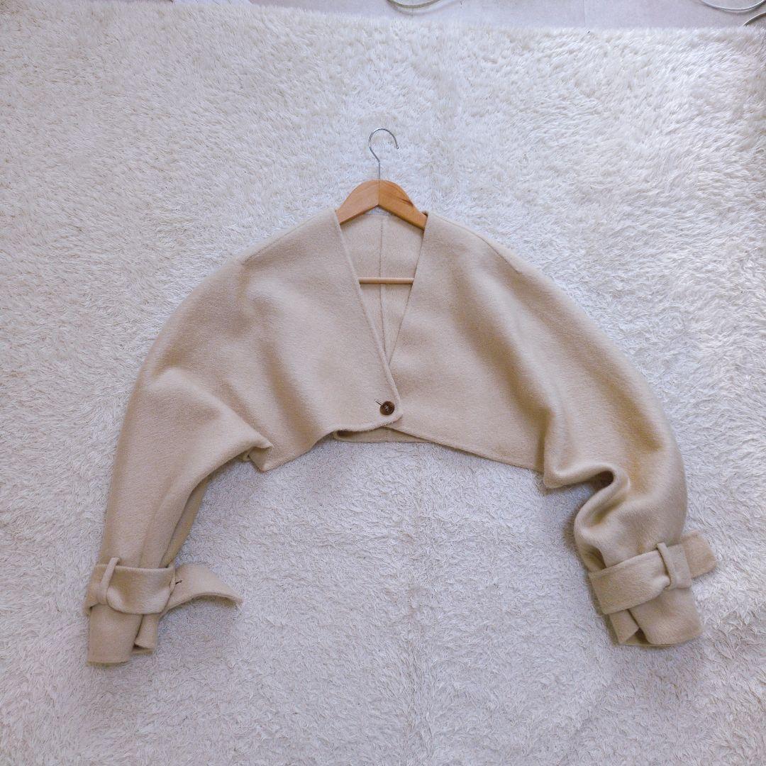 cizatto 2piece wool coat　ロング　ジレ　カーディガン